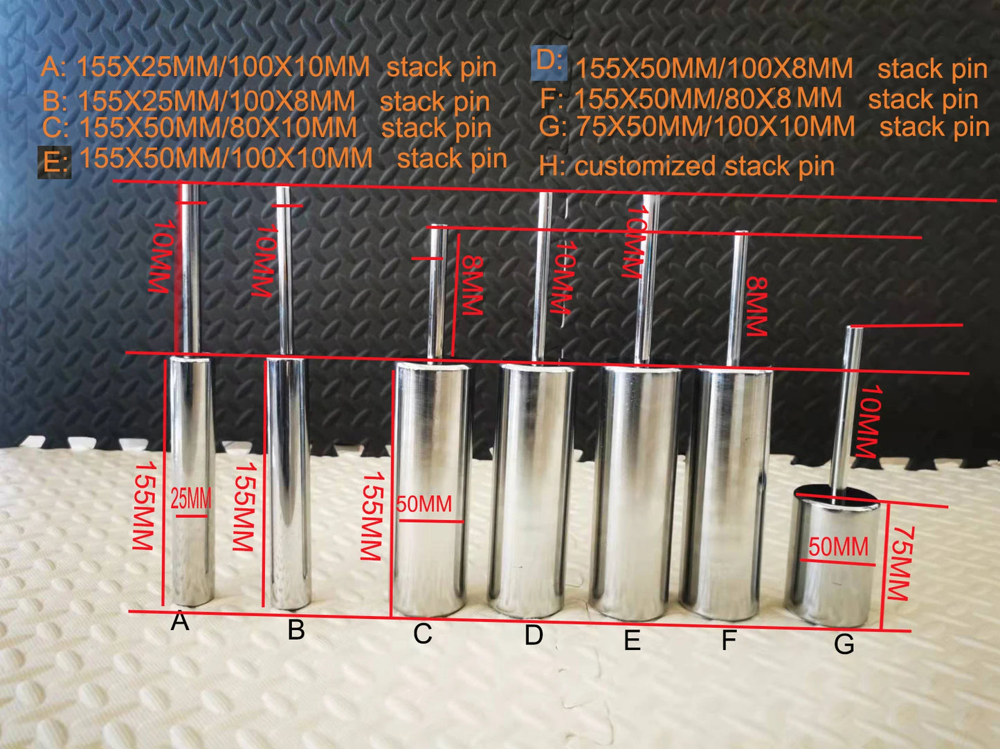 Gym Weight Stack Replacement Pin
