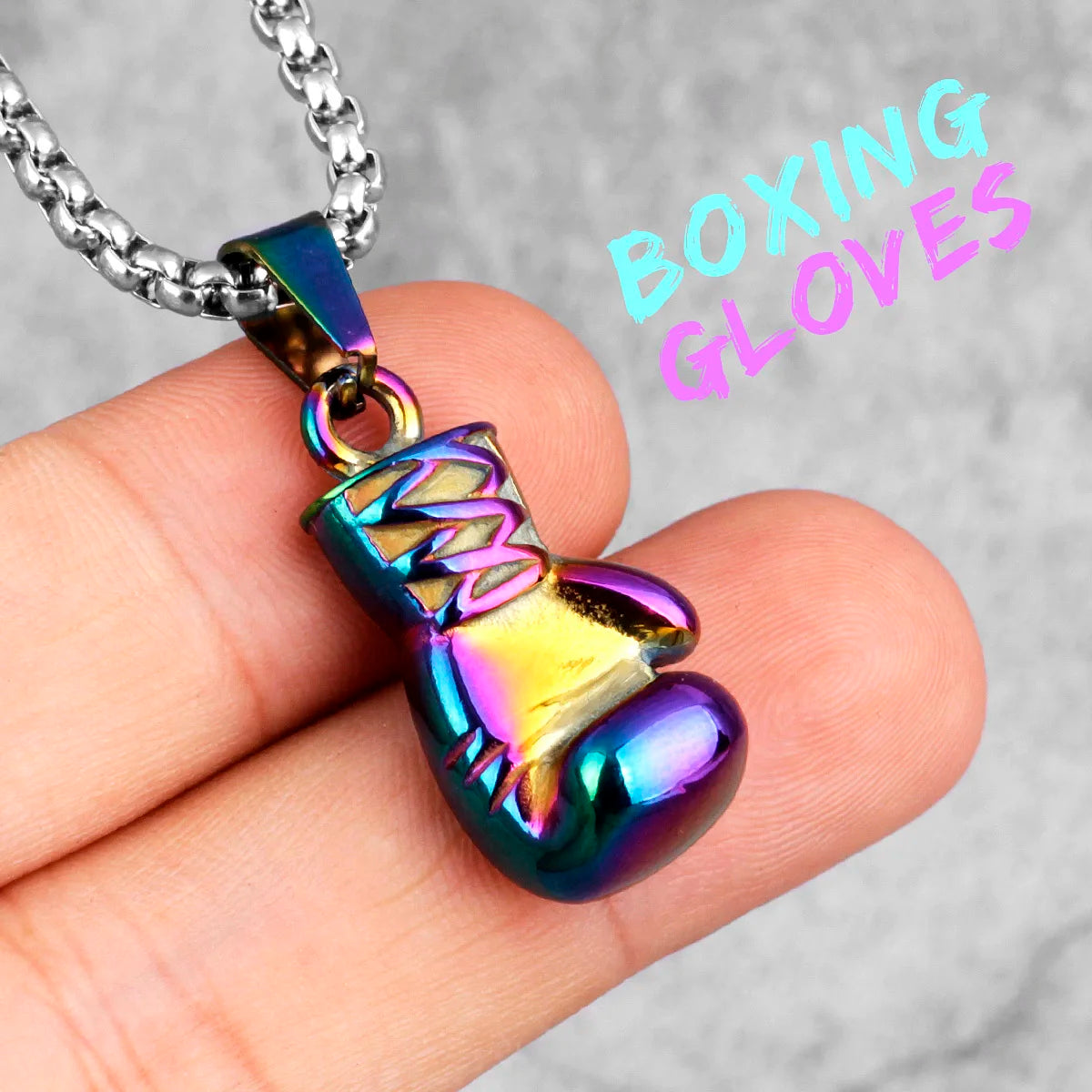 Fitness Bodybuilding Stainless Steel Men Necklaces Pendants