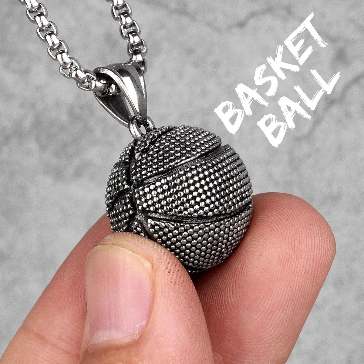 Fitness Bodybuilding Stainless Steel Men Necklaces Pendants