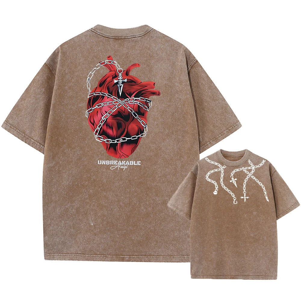 Hunter X Hunter Washed Oversized Tee