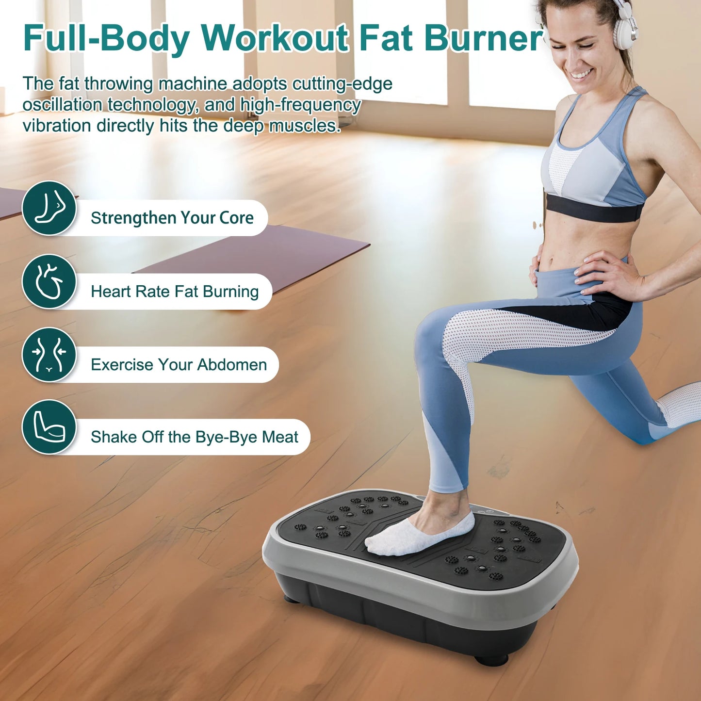 Fat-Burning Vibration Plate Machine