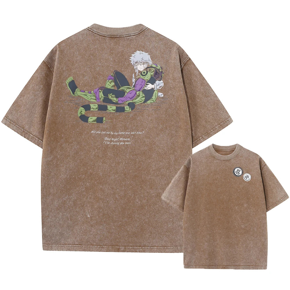 Hunter X Hunter Washed Oversized Tee
