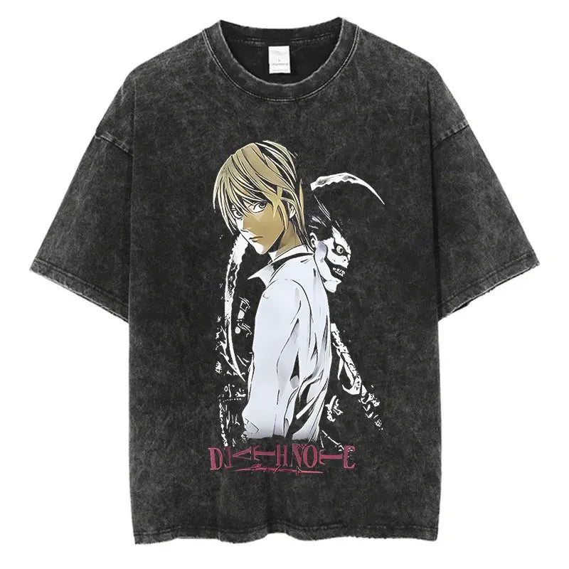 Death Note Washed Oversized Tee