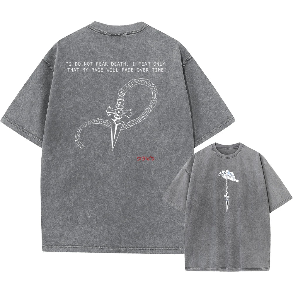 Hunter X Hunter Washed Oversized Tee