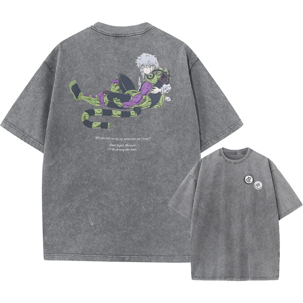 Hunter X Hunter Washed Oversized Tee