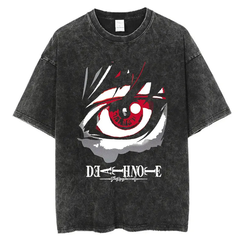 Death Note Washed Oversized Tee