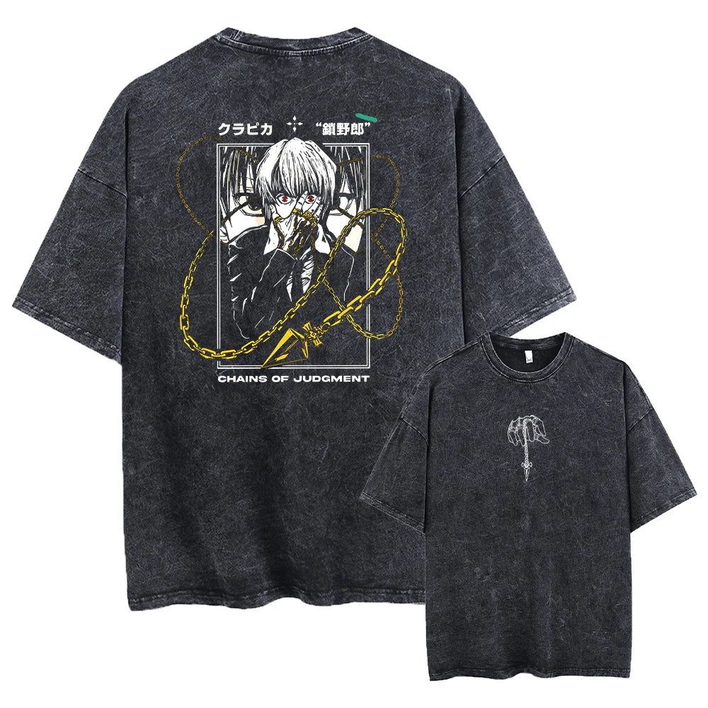 Hunter X Hunter Washed Oversized Tee