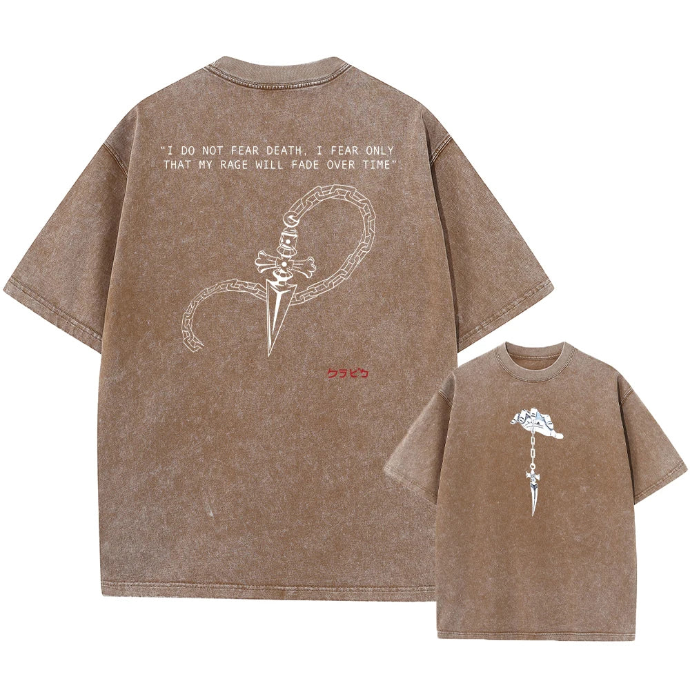 Hunter X Hunter Washed Oversized Tee
