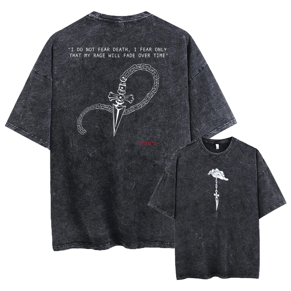 Hunter X Hunter Washed Oversized Tee