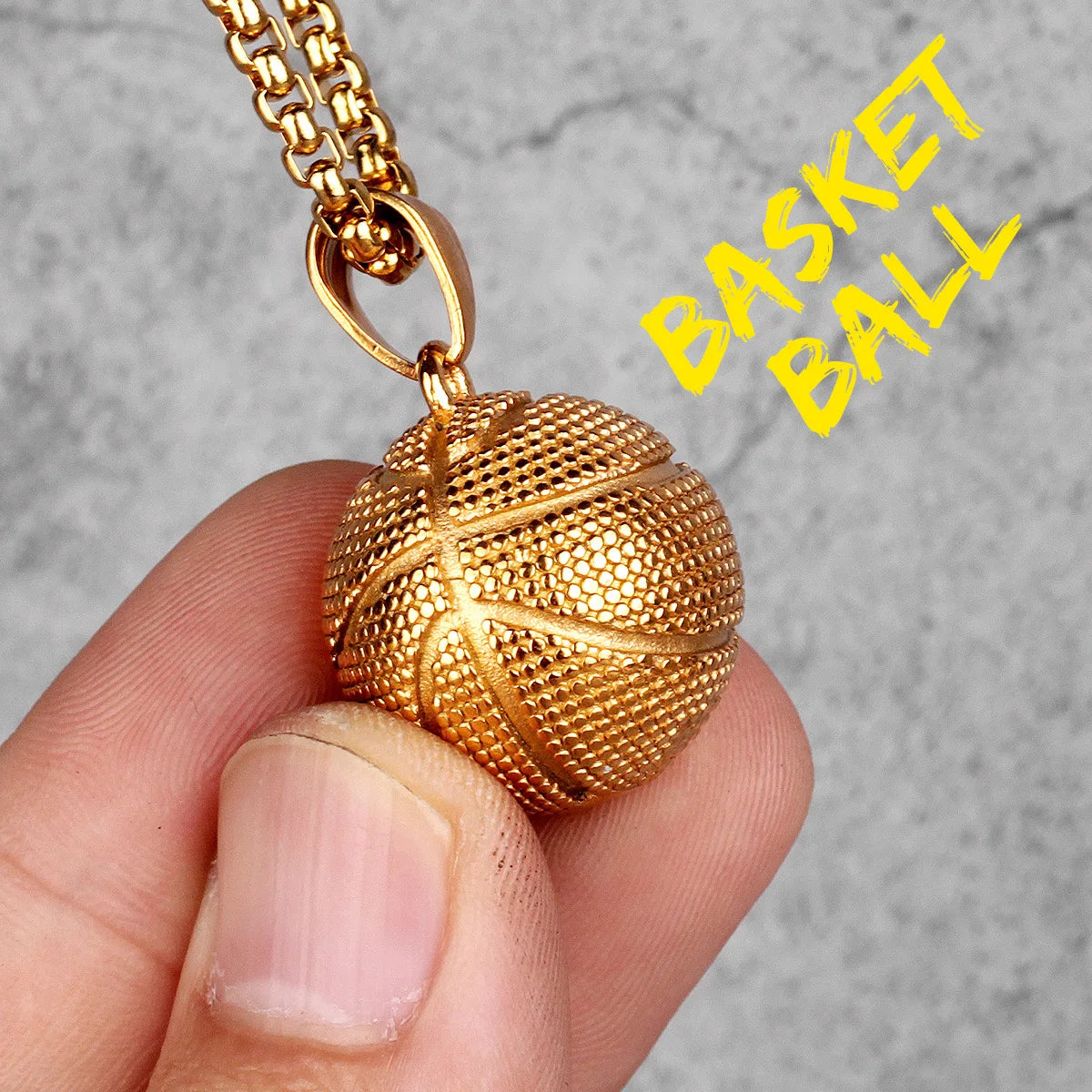 Fitness Bodybuilding Stainless Steel Men Necklaces Pendants