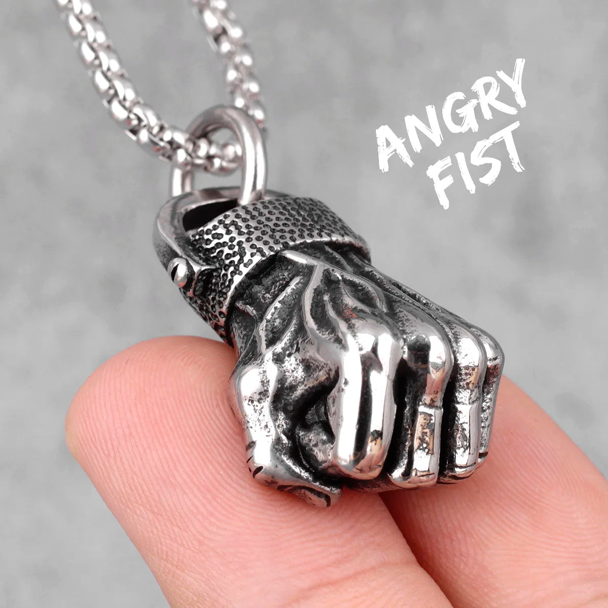 Fitness Bodybuilding Stainless Steel Men Necklaces Pendants