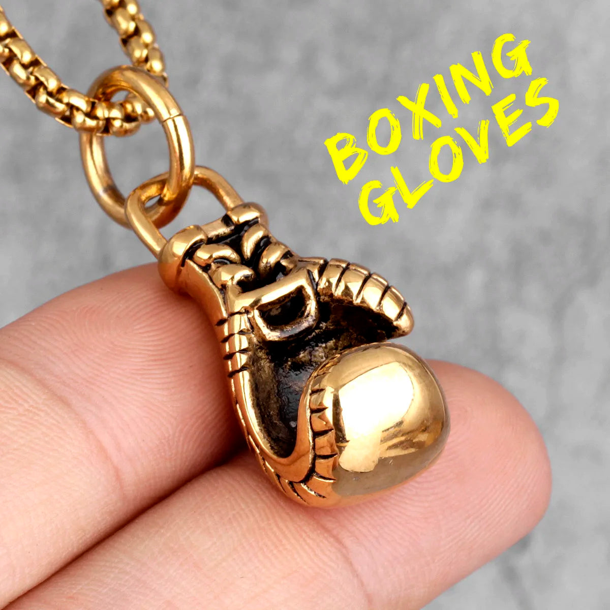 Fitness Bodybuilding Stainless Steel Men Necklaces Pendants