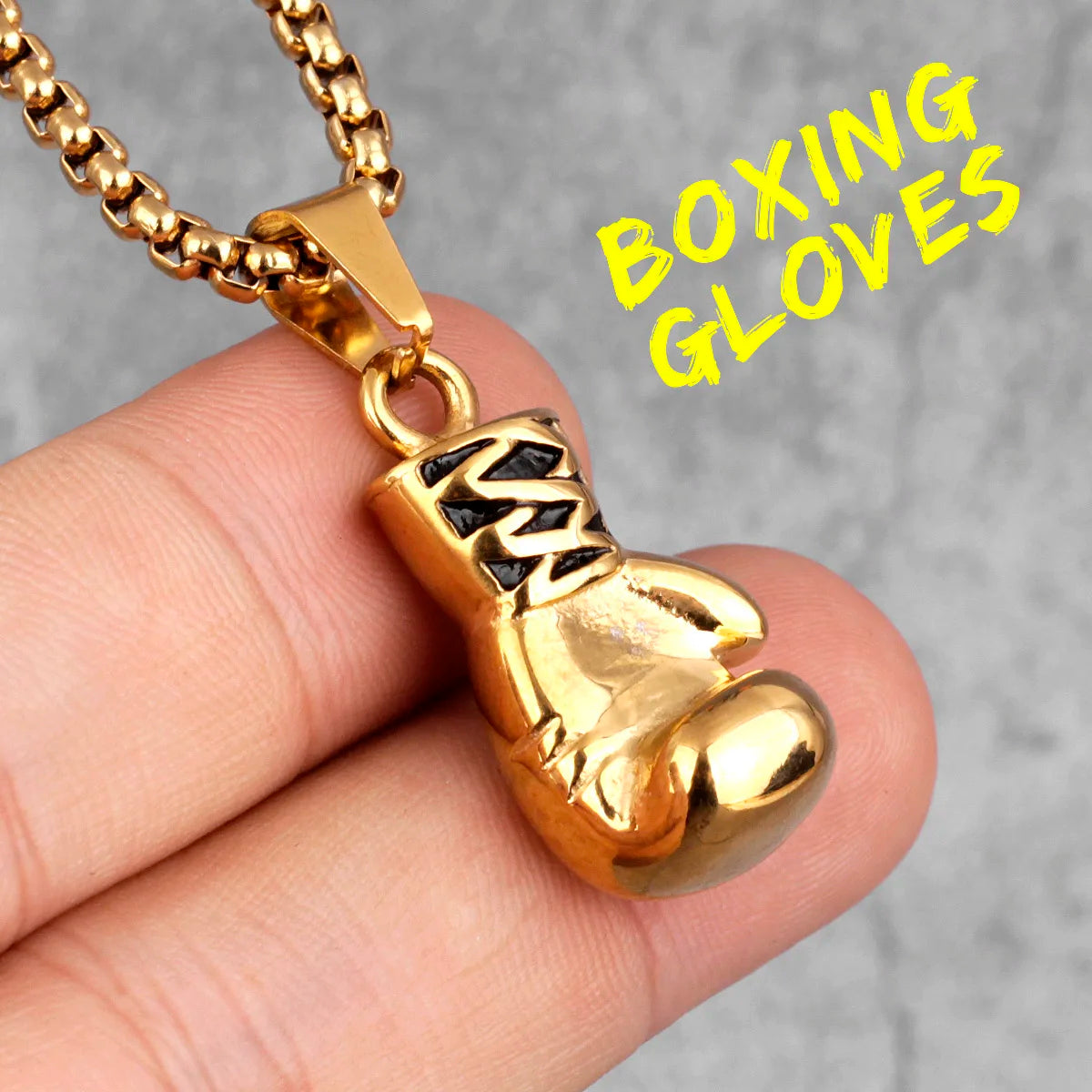 Fitness Bodybuilding Stainless Steel Men Necklaces Pendants