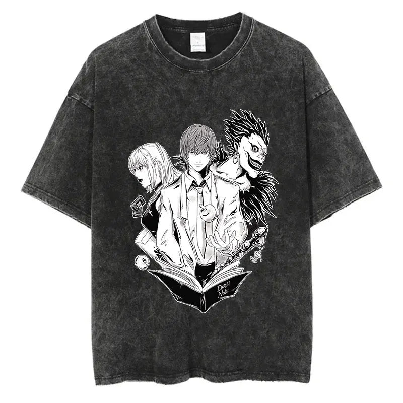 Death Note Washed Oversized Tee