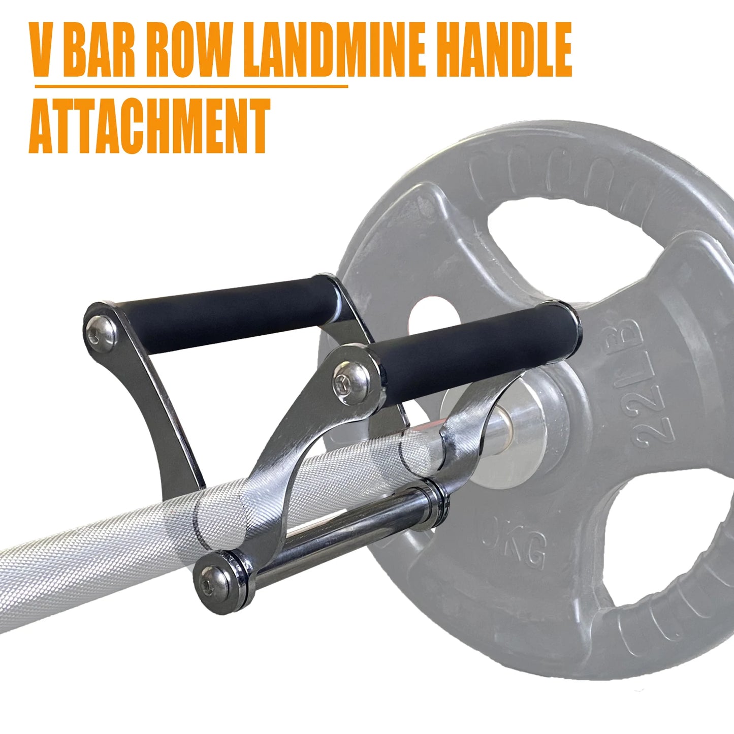 V Bar Row Landmine Handle Attachment for Barbell Bars