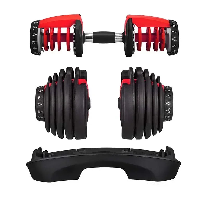 24KG Adjustable Dumbbells Set