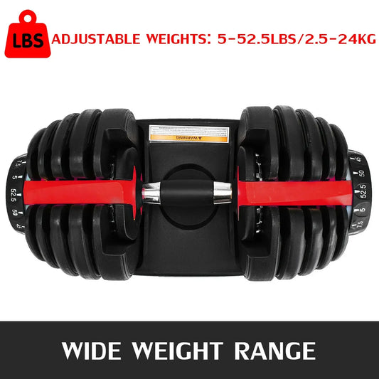 24KG Adjustable Dumbbells Set