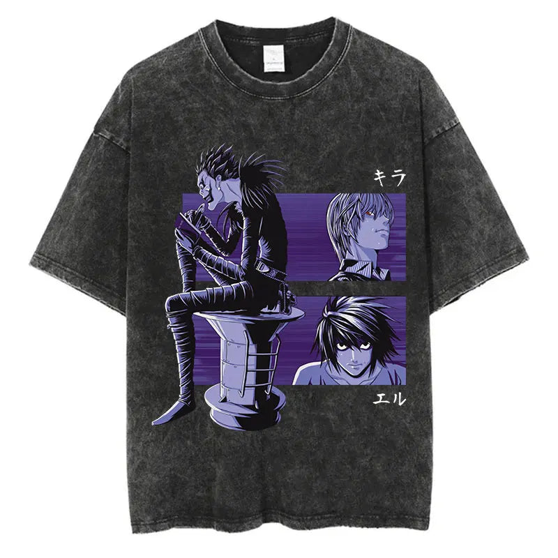 Death Note Washed Oversized Tee