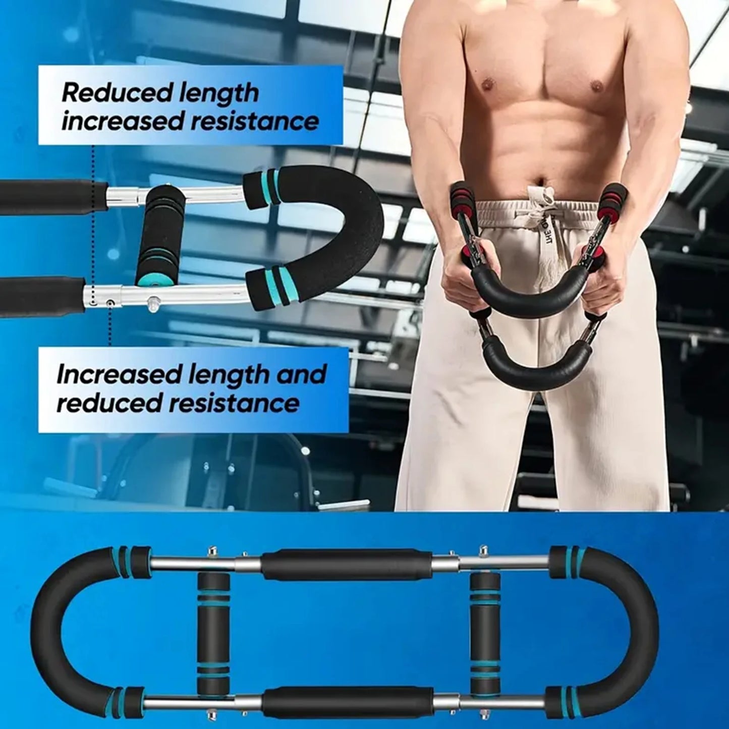U-Shaped Hand Gripper Strength Training Equipment Home Workout