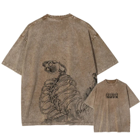 Attack On Titan Graphic Print Oversized Tshirt