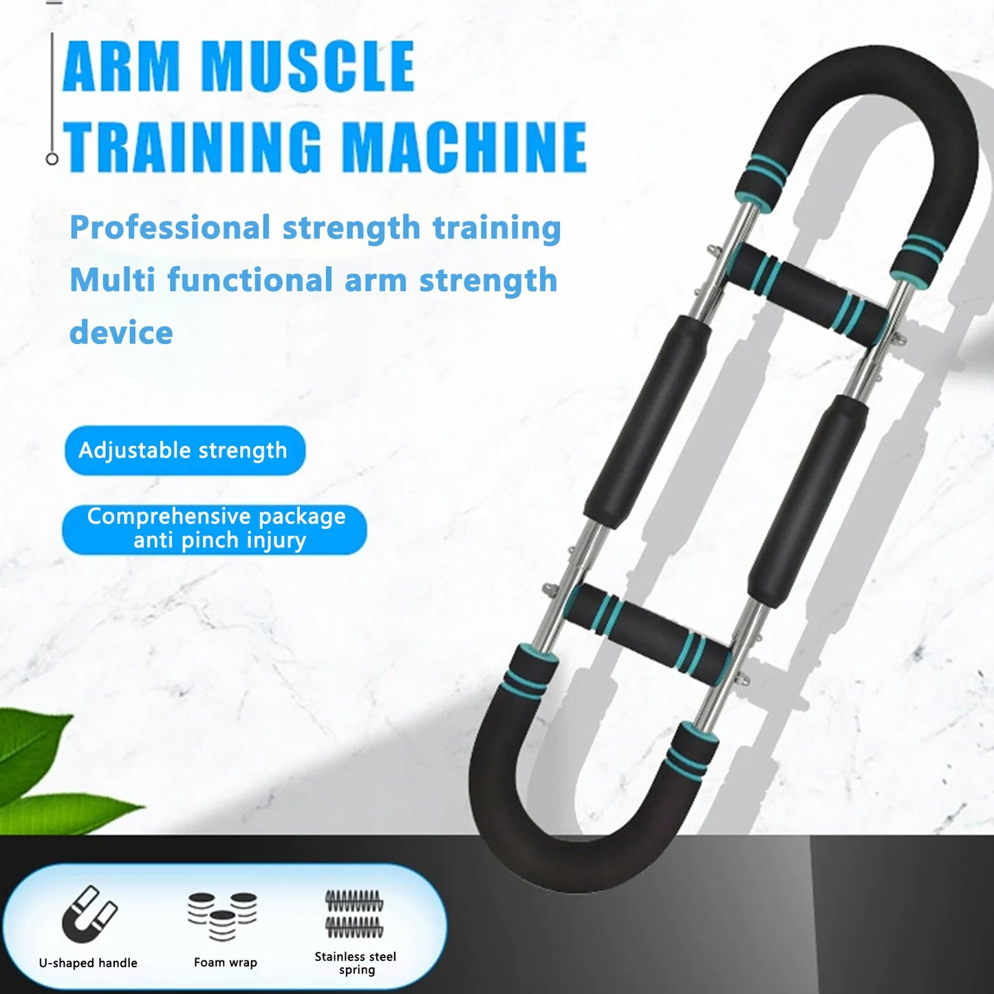 U-Shaped Hand Gripper Strength Training Equipment Home Workout