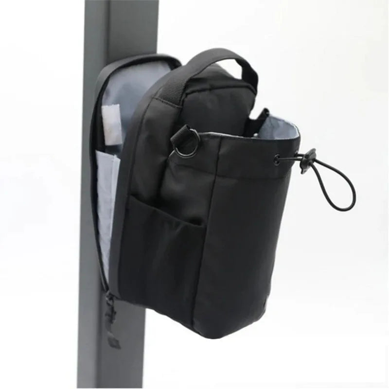 Magnetic Gym Bag With Phone Pocket Portable Gym Water Bottle Holder