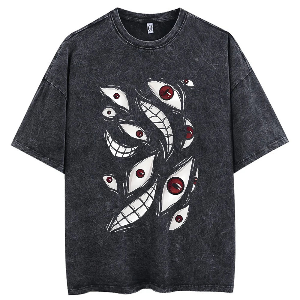 Gym Anime Washed Oversized Tee