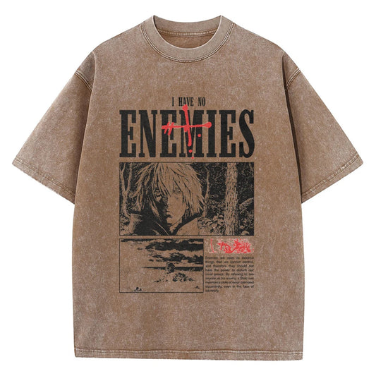 Gym Anime Washed Oversized Tee