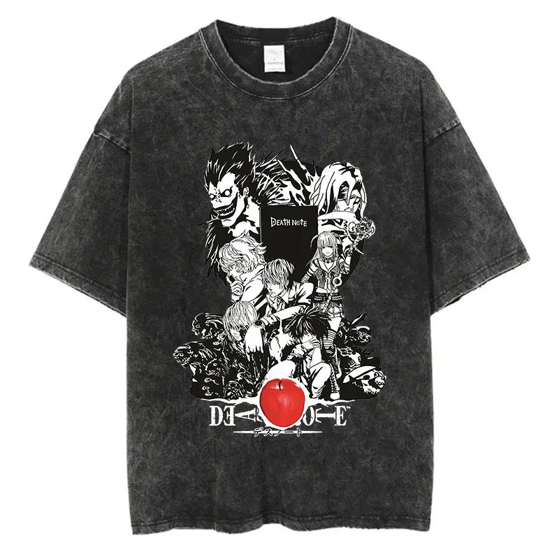 Death Note Washed Oversized Tee
