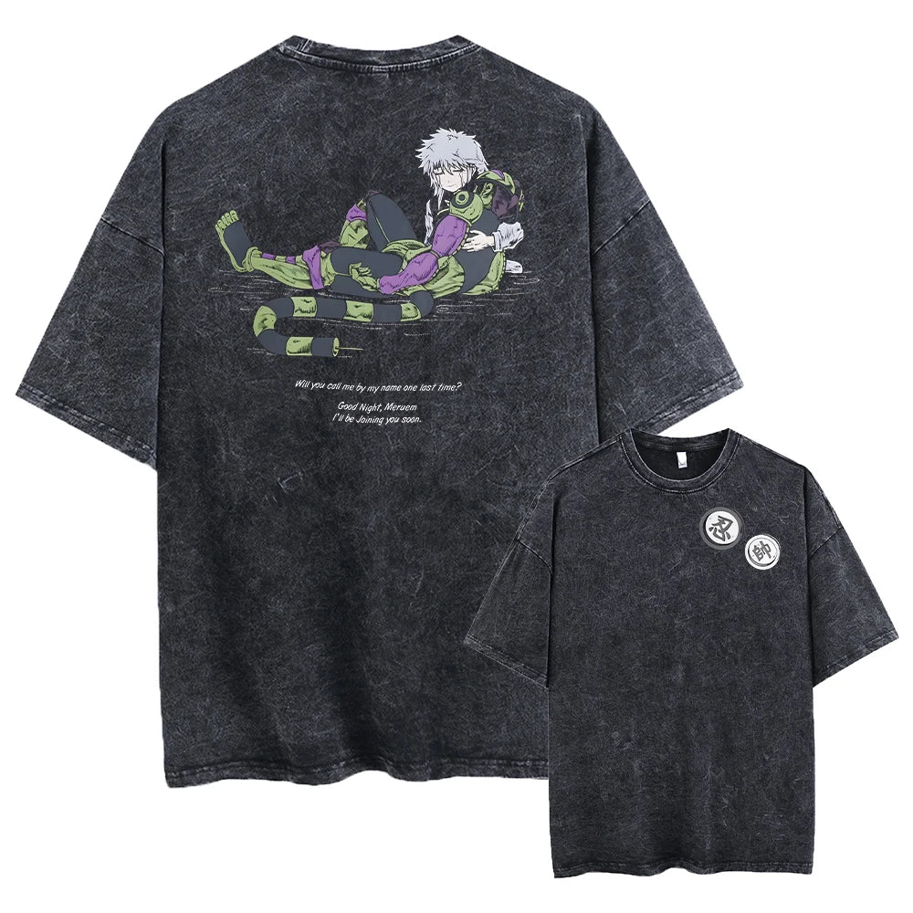Hunter X Hunter Washed Oversized Tee