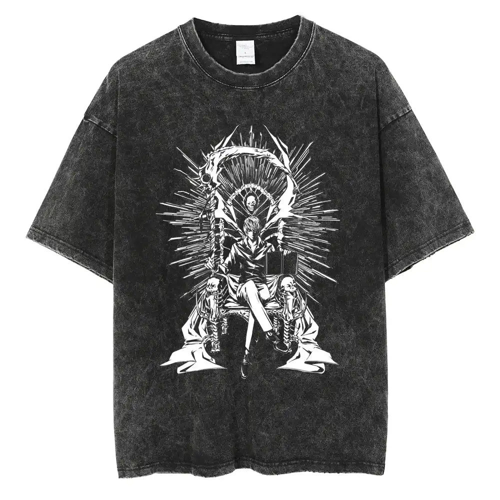 Death Note Washed Oversized Tee