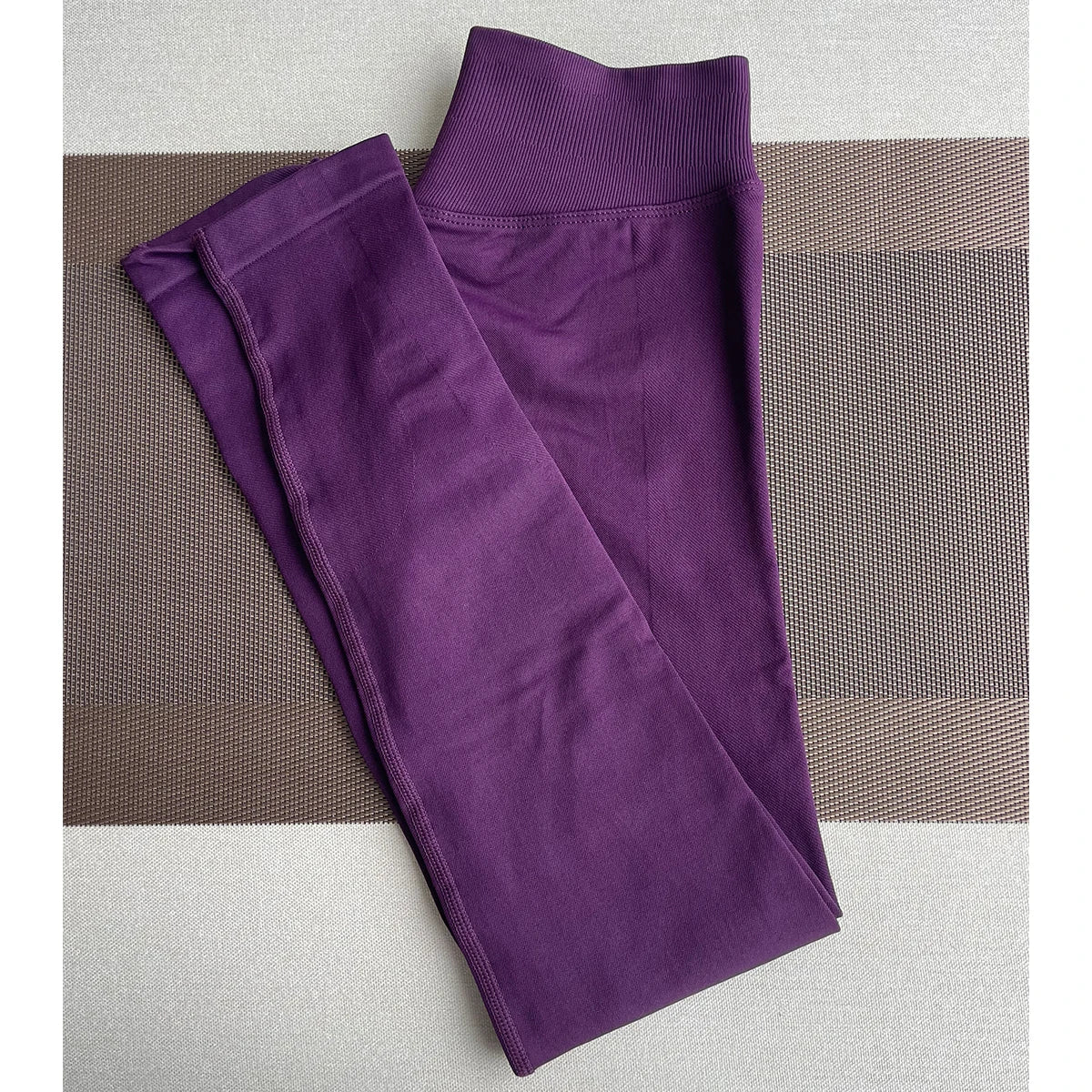 Leggings Women Seamless Yoga Pants Low Ribbed Band