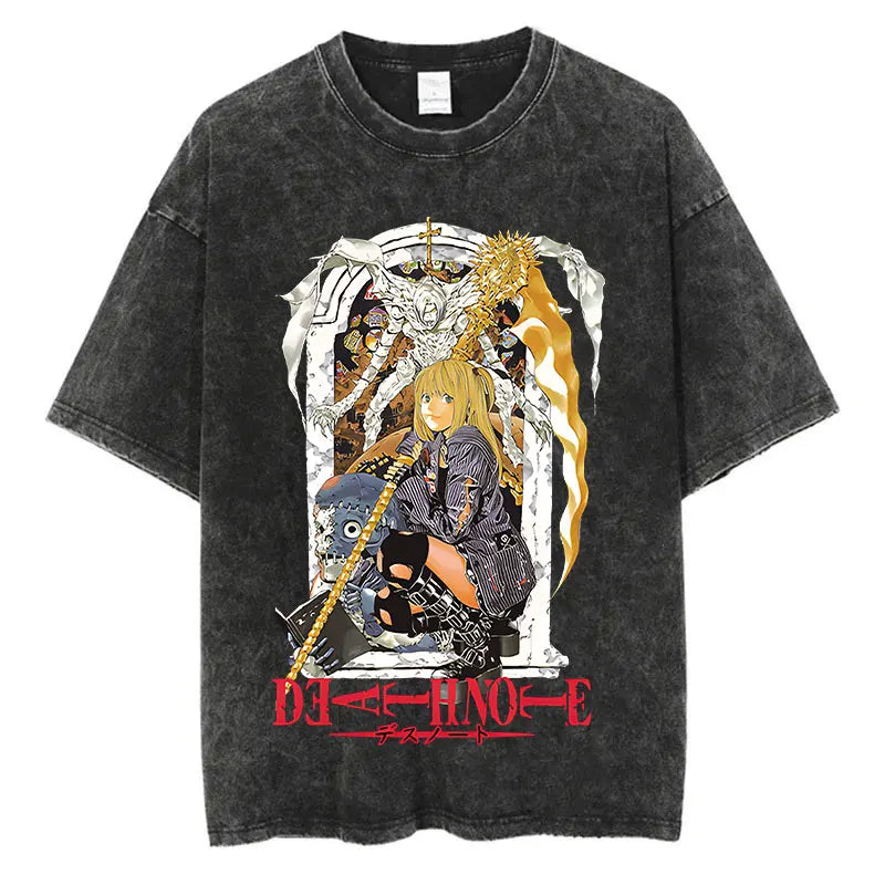 Death Note Washed Oversized Tee