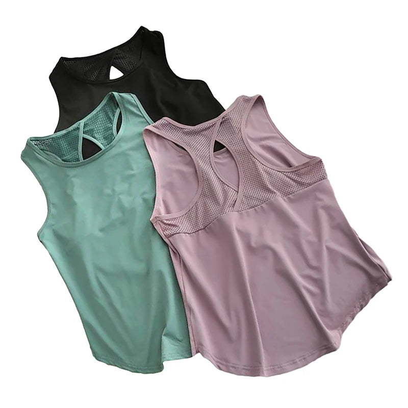 Women's Backless Loose Yoga Tank Top