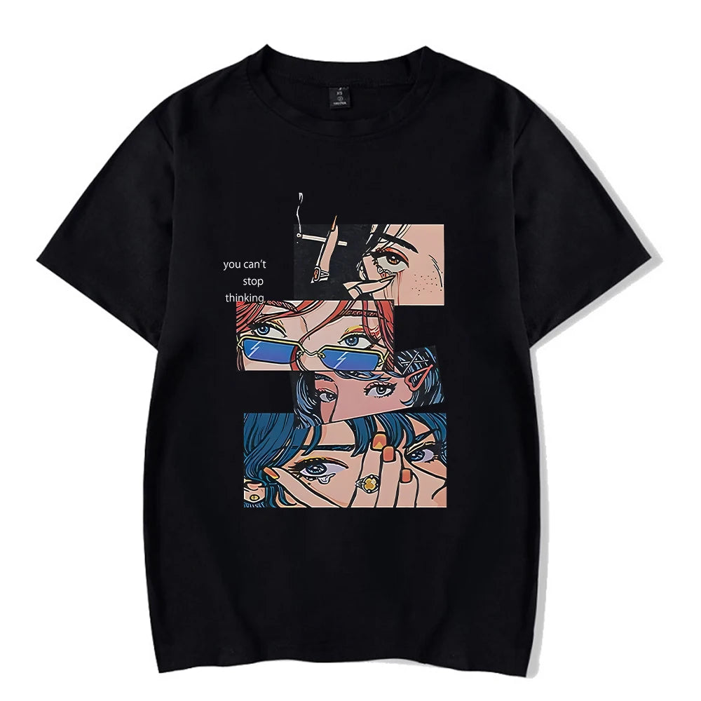 Gym Anime Washed Oversized Tee